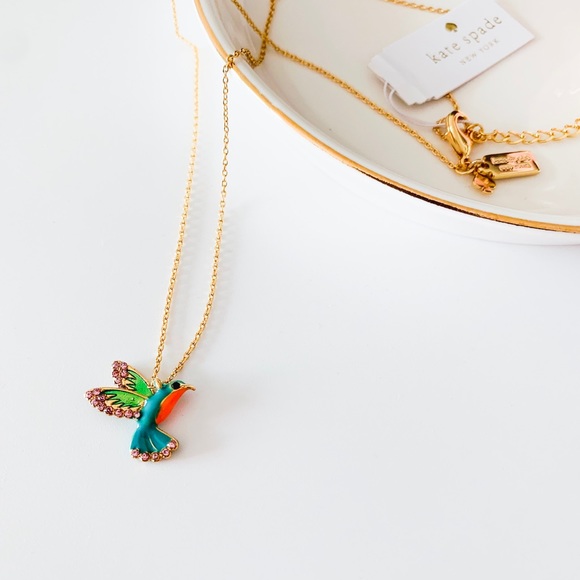 Last Onekate Spade Hummingbird Necklace 